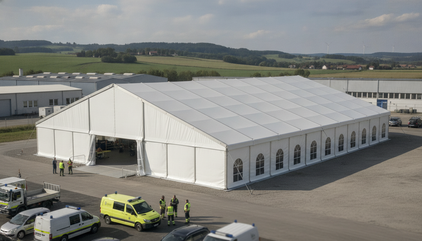 Steigende Nachfrage: Temporäre Bauten im Zivilschutz – Symbolbild