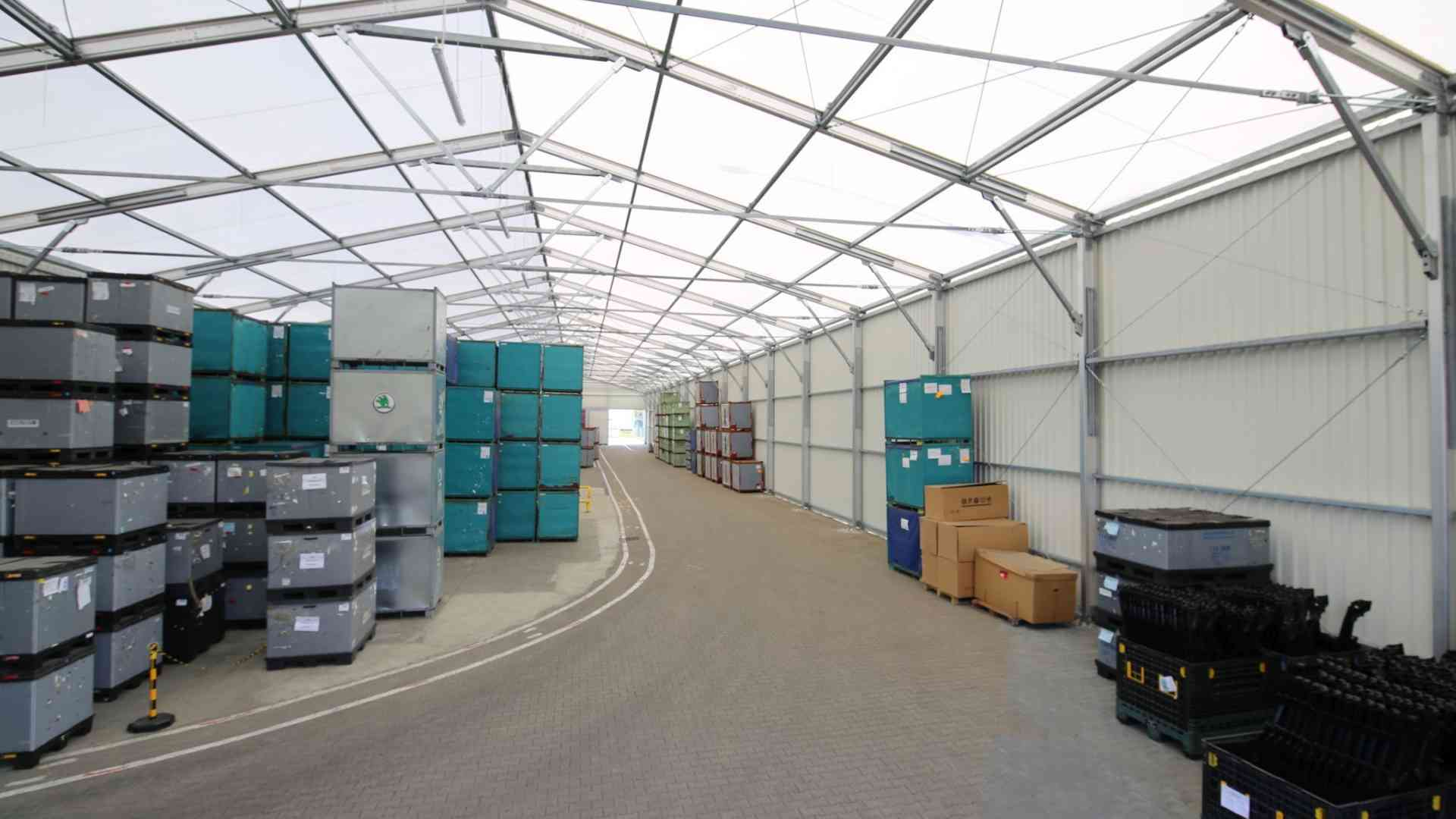 HALTEC AluflexPlus Leichtbauhalle – Hallenbau durch Zeltverleih Mehlhose