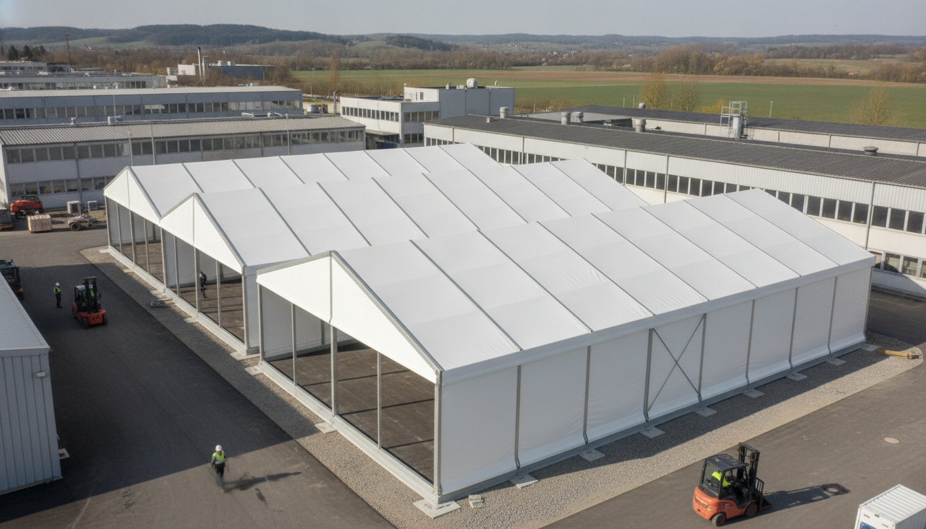 Flächenknappheit in der Industrie: Hallen auf Zeit als Antwort – Symbolbild